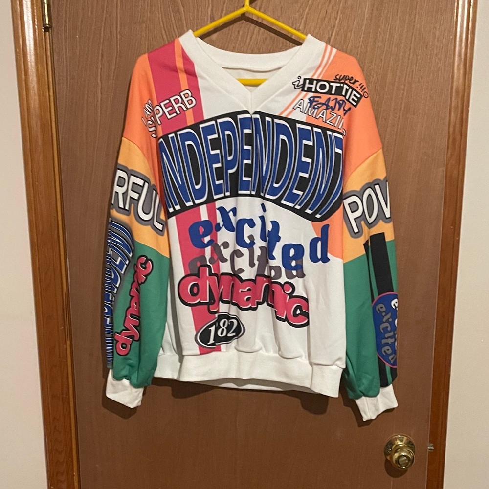 Colorful Graphic Sweatshirt
